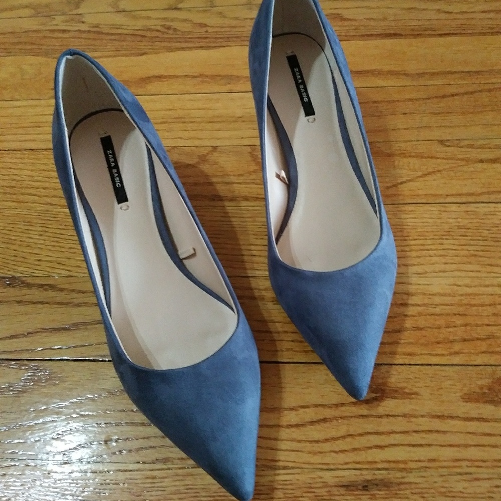Zara Basic Kitten Heel Shoes